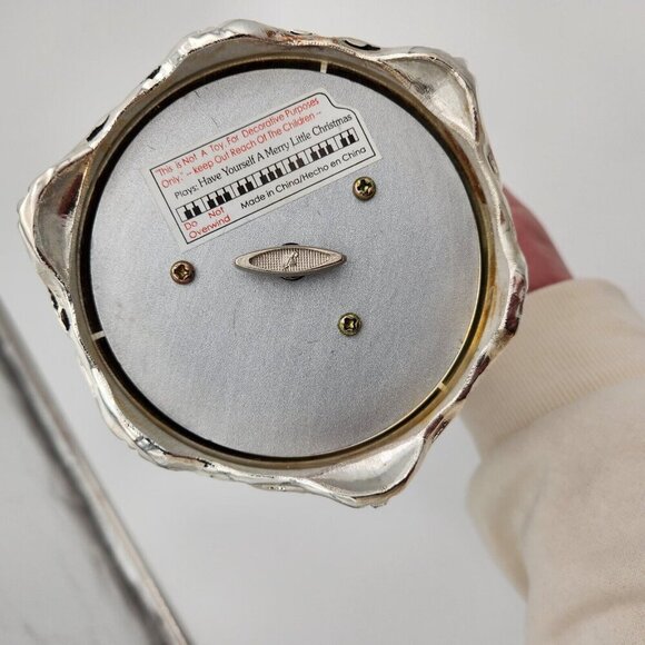 VTG 2003 Santa Claus Rotating Musical Egg Have Yourself A Merry Little Christmas - Picture 6 of 6